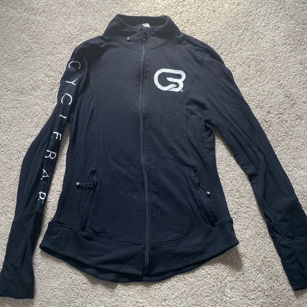 Cyclebar Mesh Back Full Zip Sweatshirt